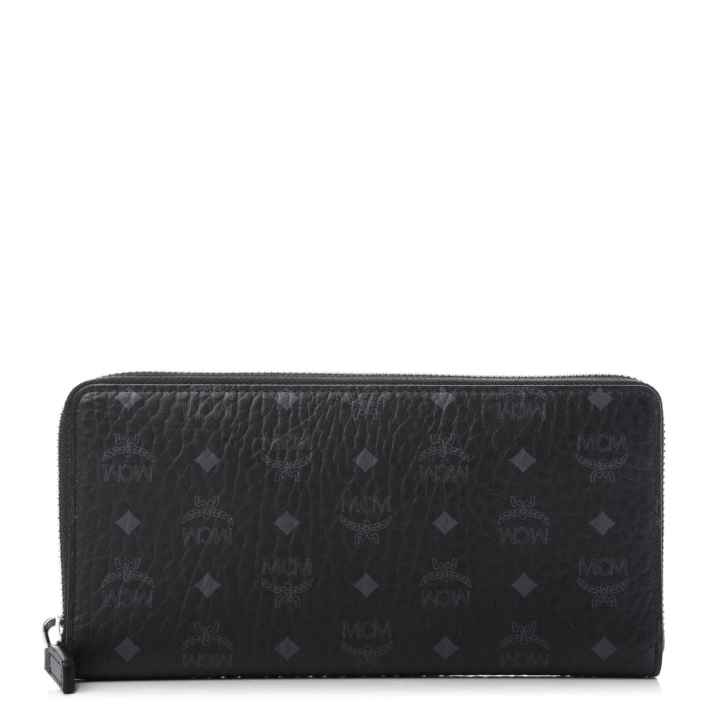 Visetos Large Zip Around Wallet Black