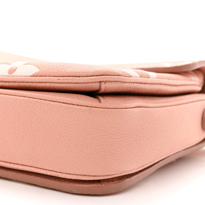 Louis Vuitton Empreinte Monogram Giant Pochette Metis Rose Trianon Cream 9 of 14