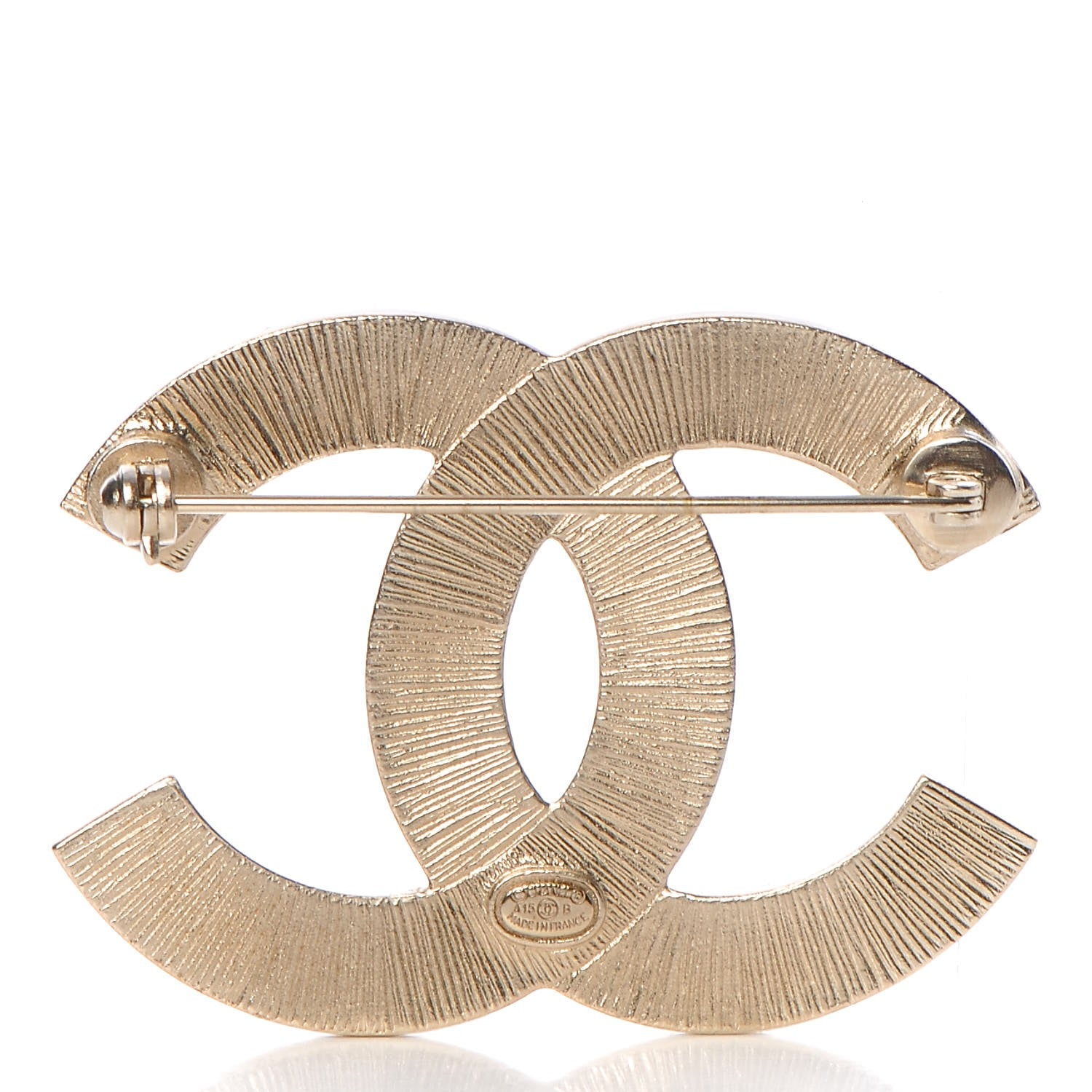Chanel Pearl CC Brooch Gold Pearly White 3 of 5