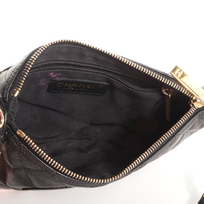 Chanel Caviar Quilted Pochette Black 6 of 8