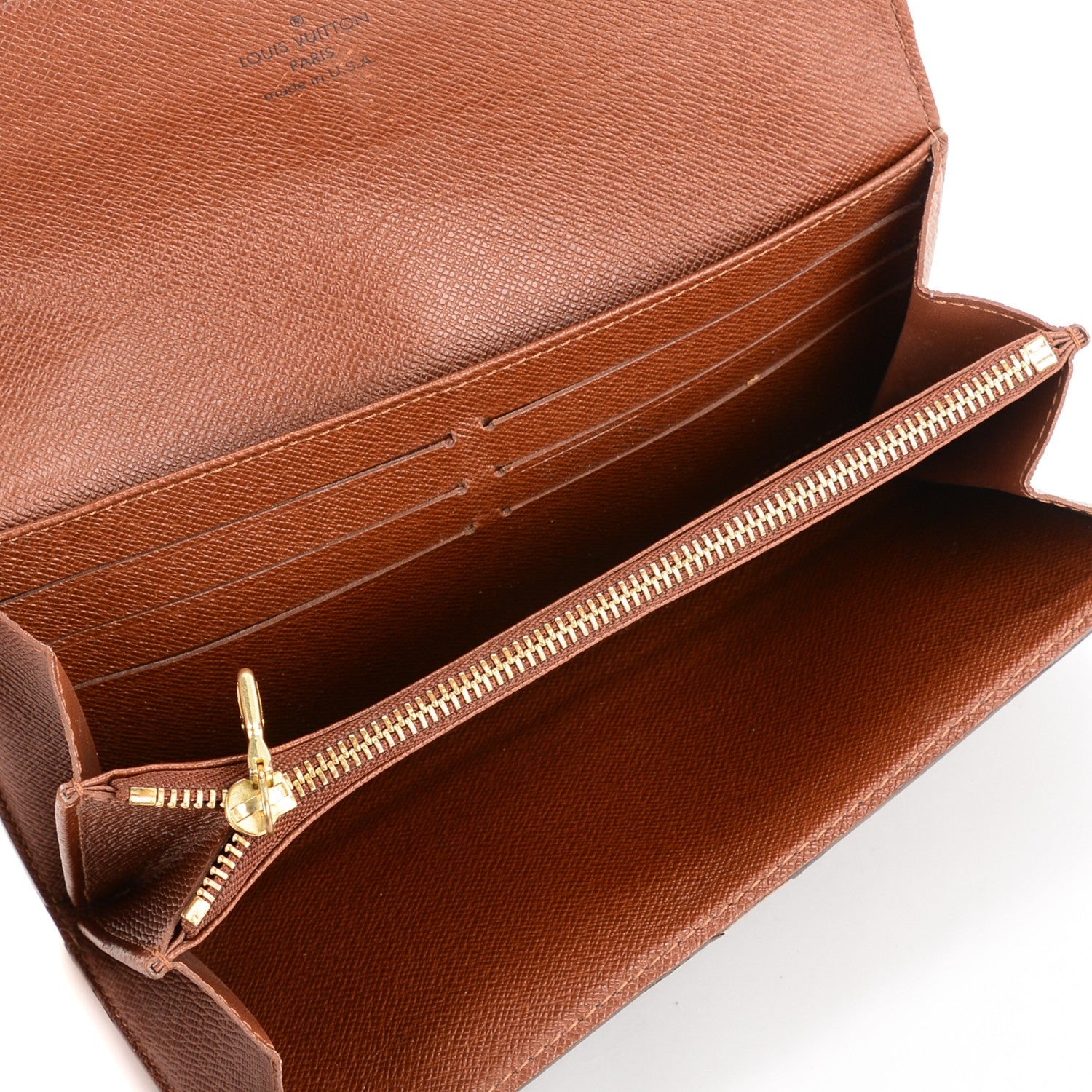 Louis Vuitton Monogram Sarah Wallet 5 of 25