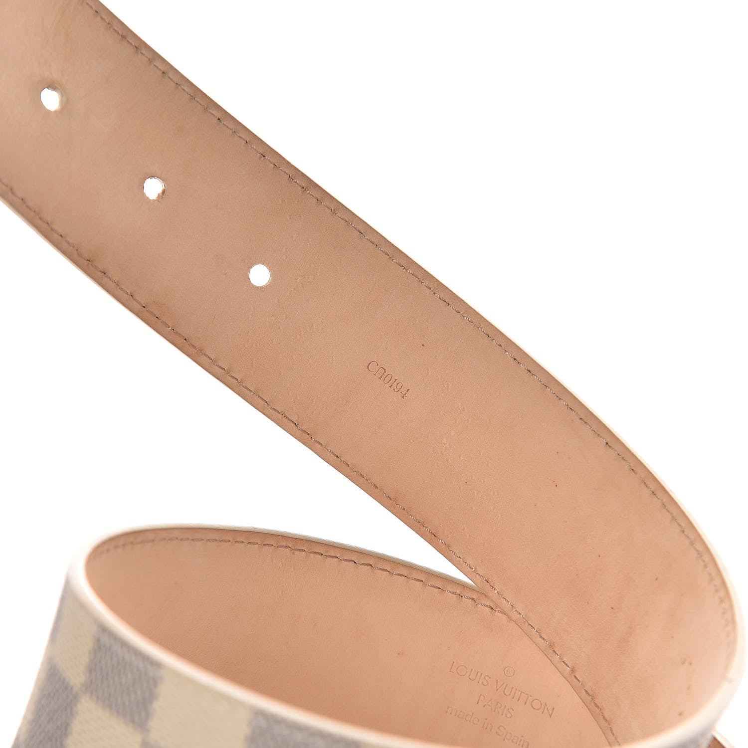 Louis Vuitton Damier Azur 40mm LV Initiales Belt 95 38 6 of 11
