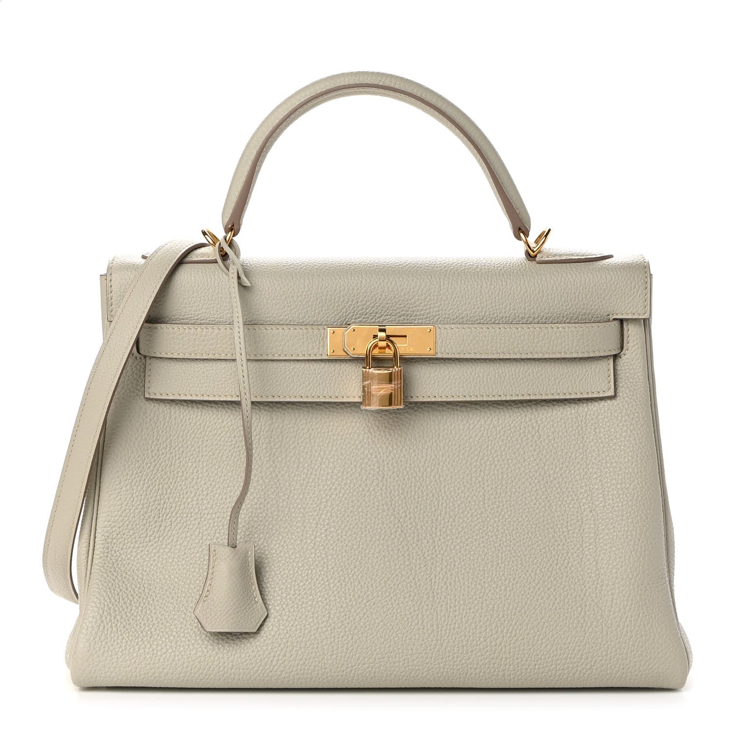 Hermes Togo Kelly Retourne 32 Gris Perle 1 of 9