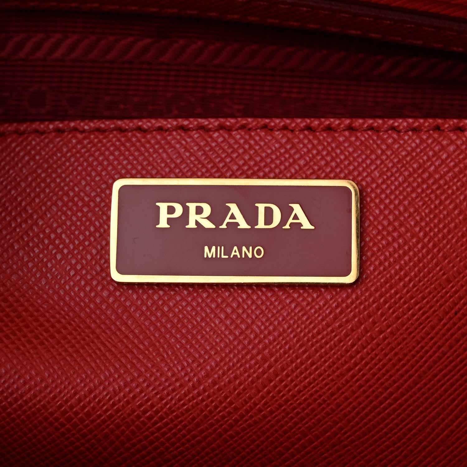 Prada Saffiano Small Galleria Double Zip Tote Fuoco 6 of 15