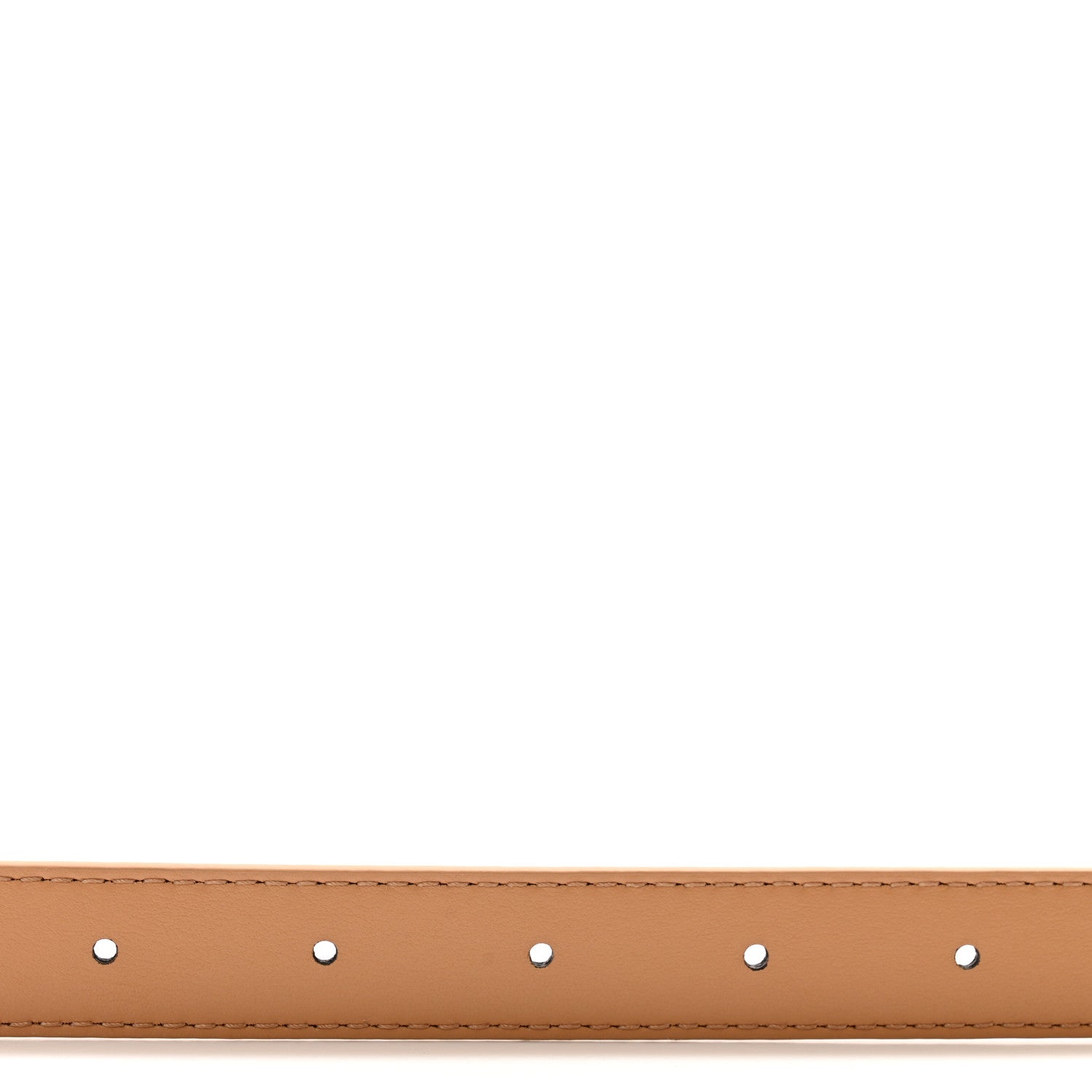 Louis Vuitton Calfskin Monogram 20mm LV Iconic Reversible Belt 75 30 Arizona Beige 5 of 9