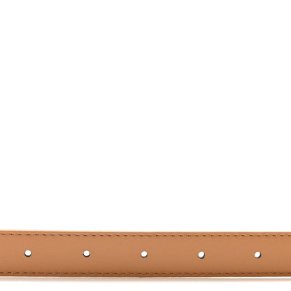 Louis Vuitton Calfskin Monogram 20mm LV Iconic Reversible Belt 75 30 Arizona Beige 5 of 9