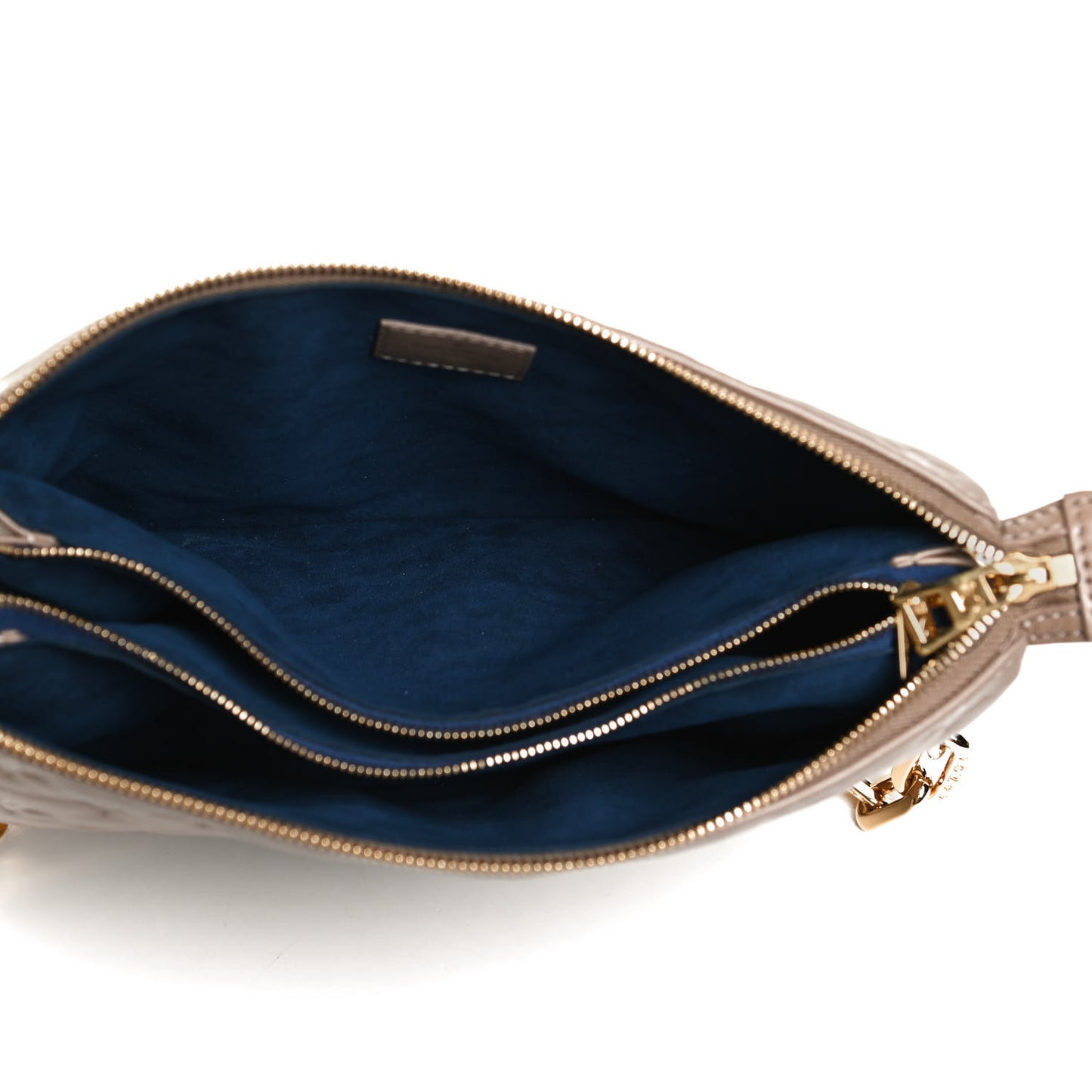 Lambskin Embossed Monogram Coussin PM Taupe