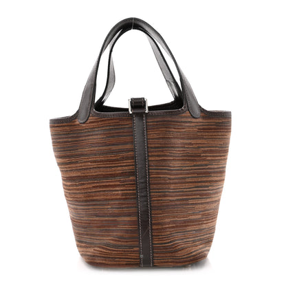 Hermes Box Vibrato Picotin 18 PM Chocolate 1 of 11