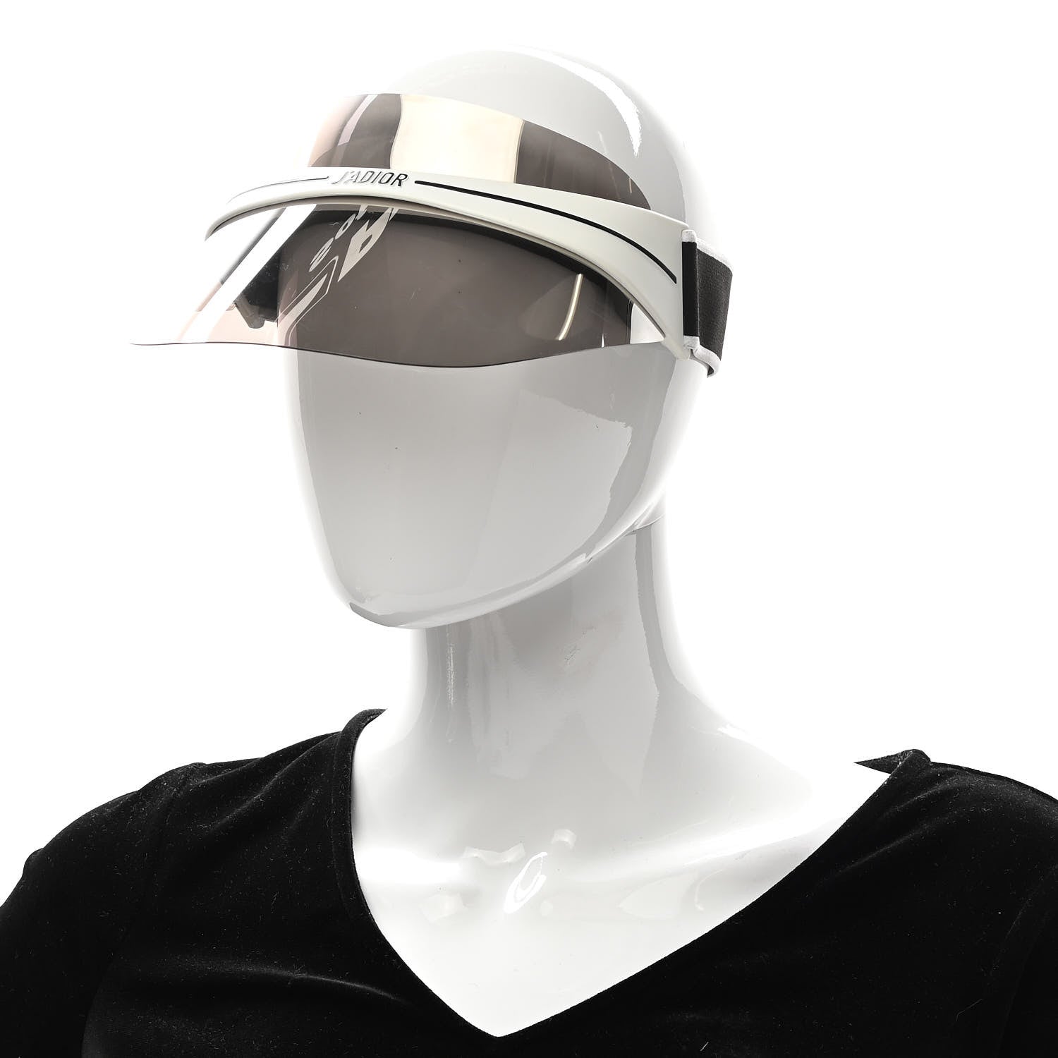 Christian Dior Mirrored DiorClub1 Sun Visor Black 2 of 9
