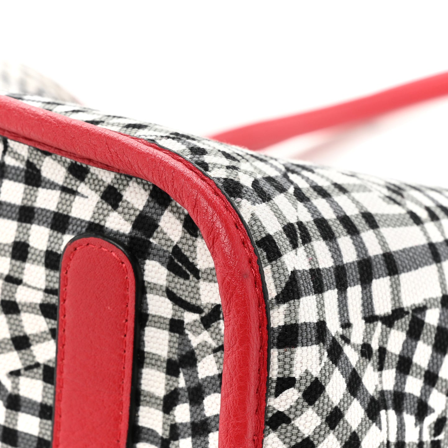 Visetos Medium Liz Reversible Shopper Tote Ruby Red