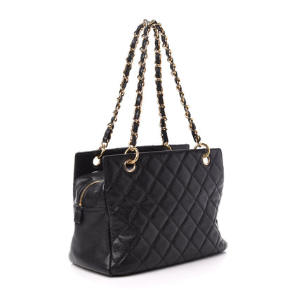 Chanel Caviar Quilted Petit Timeless Tote PTT Black 3 of 10