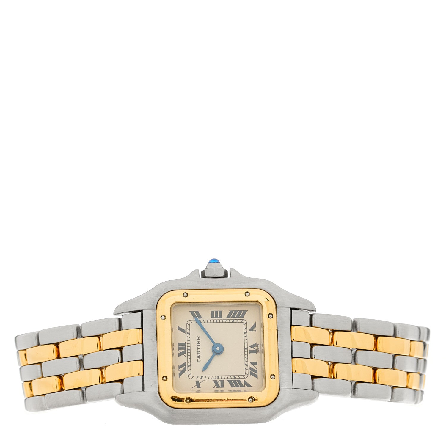 Cartier Stainless Steel 18K Yellow Gold 22mm Panthere Quartz Watch 2 of 4