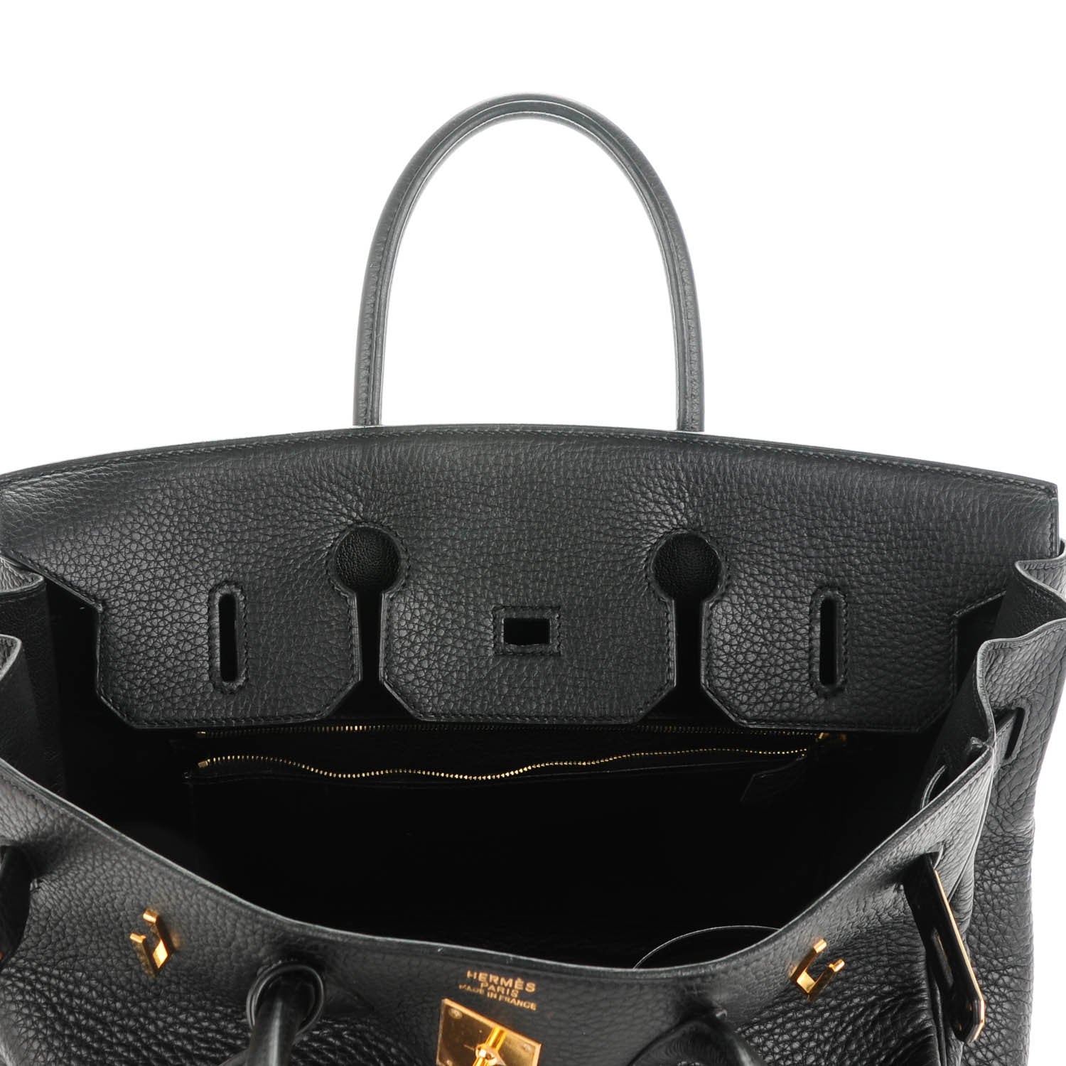 Hermes Taurillon Clemence Birkin 35 Black 17 of 24