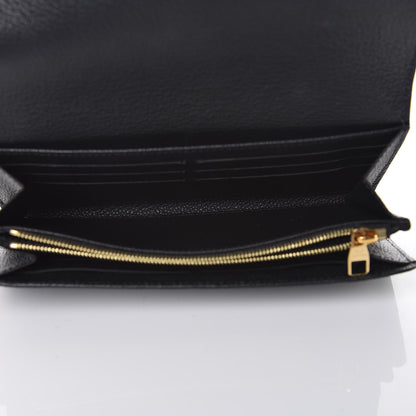 Louis Vuitton Empreinte Sarah Wallet NM Black 5 of 8
