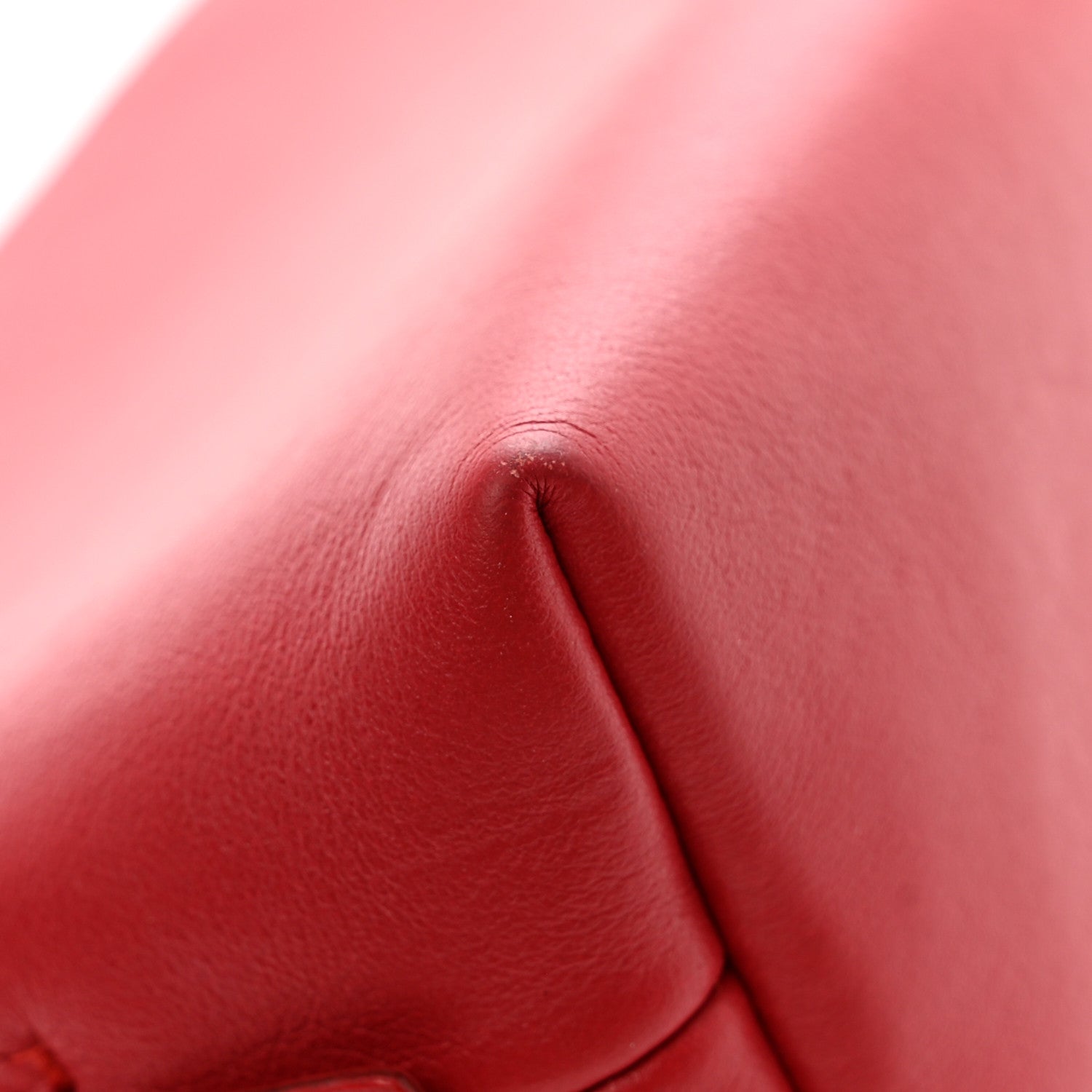 Saint Laurent Calfskin Cosmetic Case New Red 9 of 9
