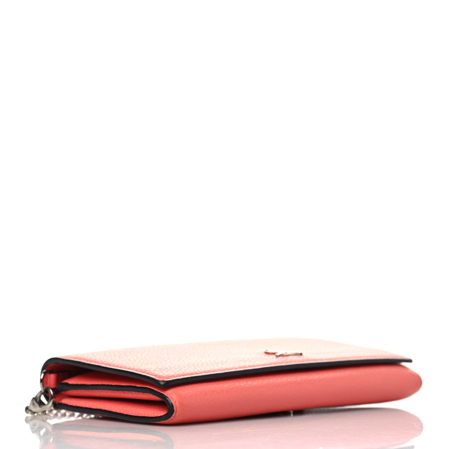 Christian Louboutin Calfskin Boudoir Chain Wallet Capucine 3 of 14