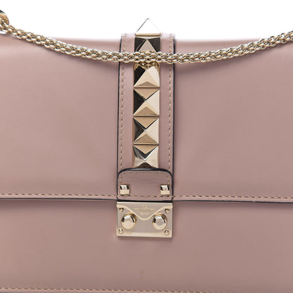 Valentino Garavani Vitello Medium Glam Lock Rockstud Flap Poudre 9 of 9
