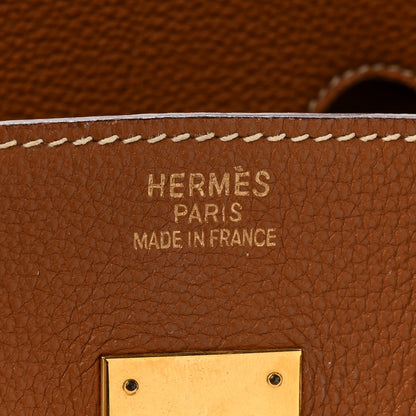 Hermes Togo Birkin 35 Gold 6 of 21