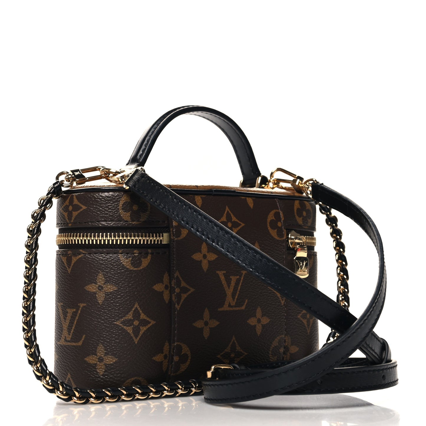 Reverse Monogram Vanity Chain Pouch