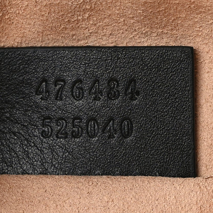 Gucci Calfskin Matelasse GG Marmont Belt Bag 85 34 Black 8 of 13