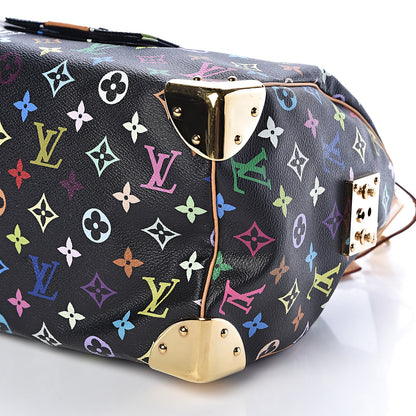 Louis Vuitton Monogram Multicolor Speedy 30 Black 9 of 13
