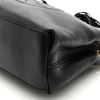 Gucci Pebbled Calfskin Small Soho Chain Shoulder Bag Black 9 of 9