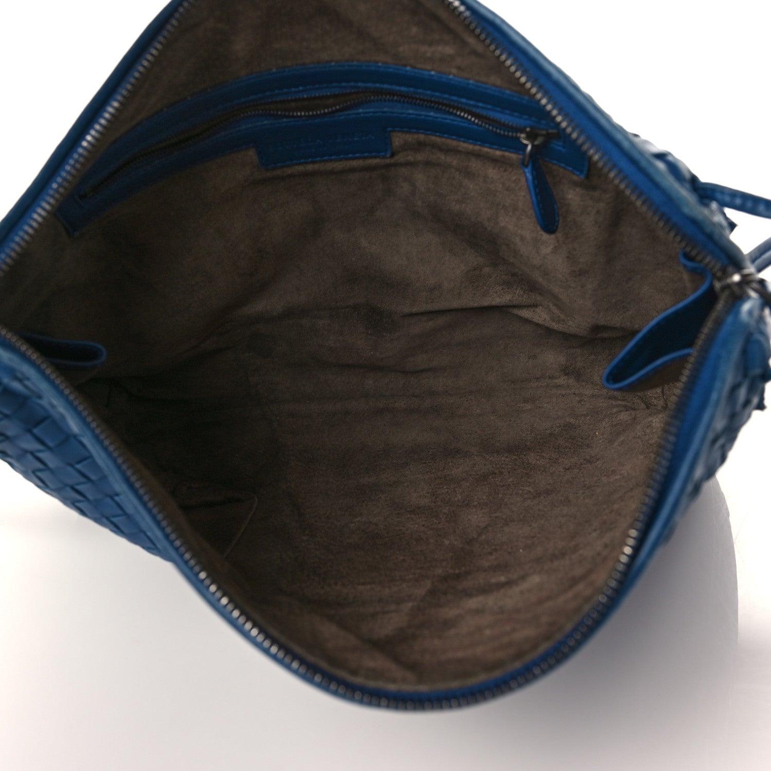 Bottega Veneta Nappa Intrecciato Pillow Crossbody Messenger Blue 5 of 15