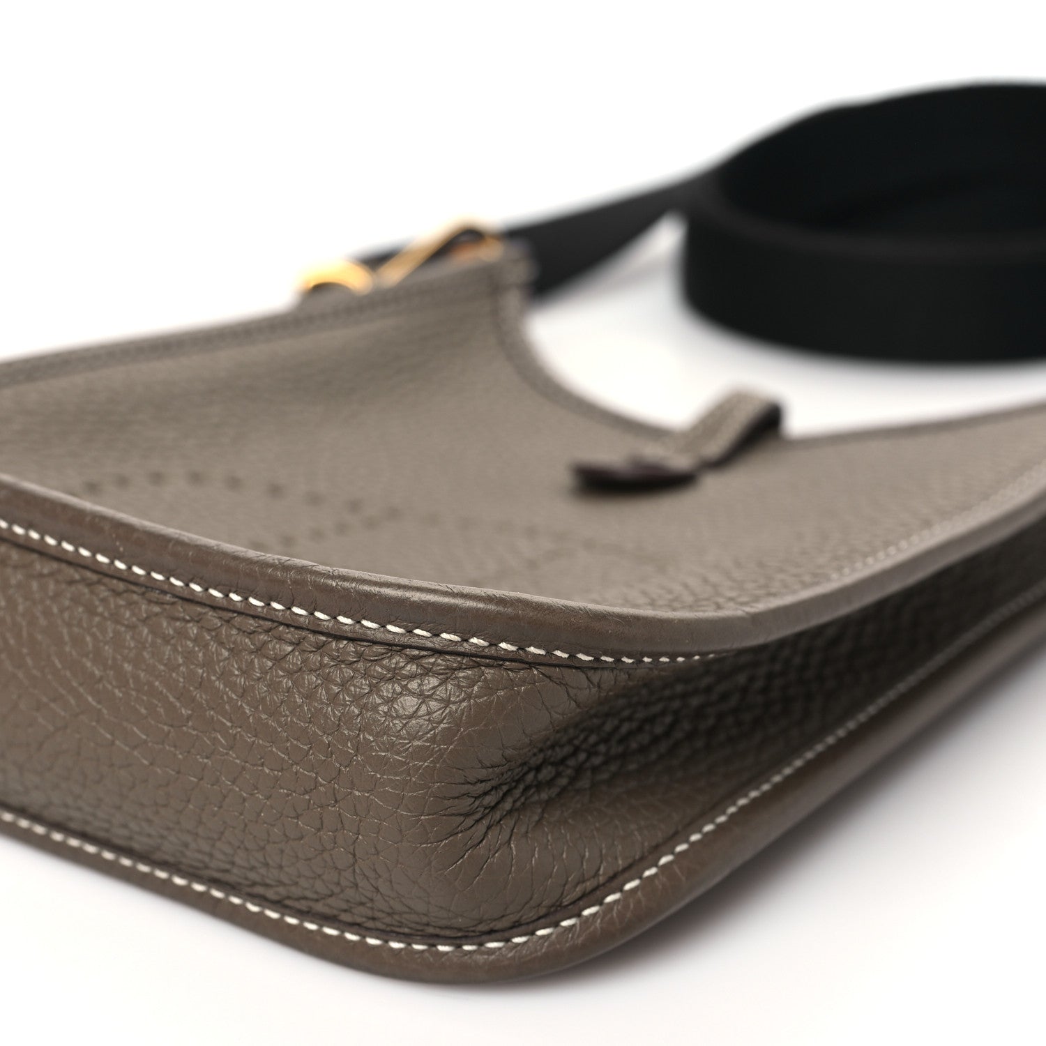 Hermes Taurillon Clemence Amazone Evelyne TPM Etoupe Bleu Indigo 10 of 11