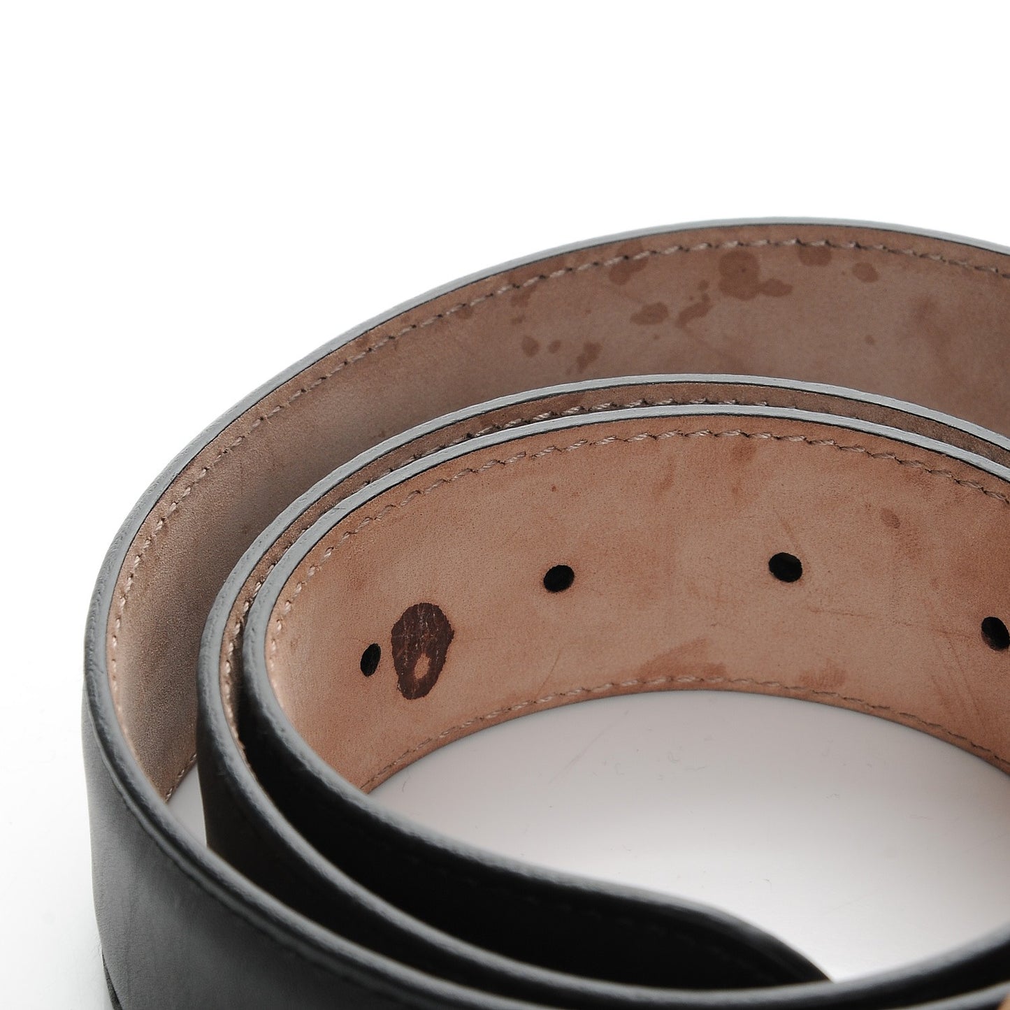 Calfskin Interlocking G 37mm Belt 85 34 Black