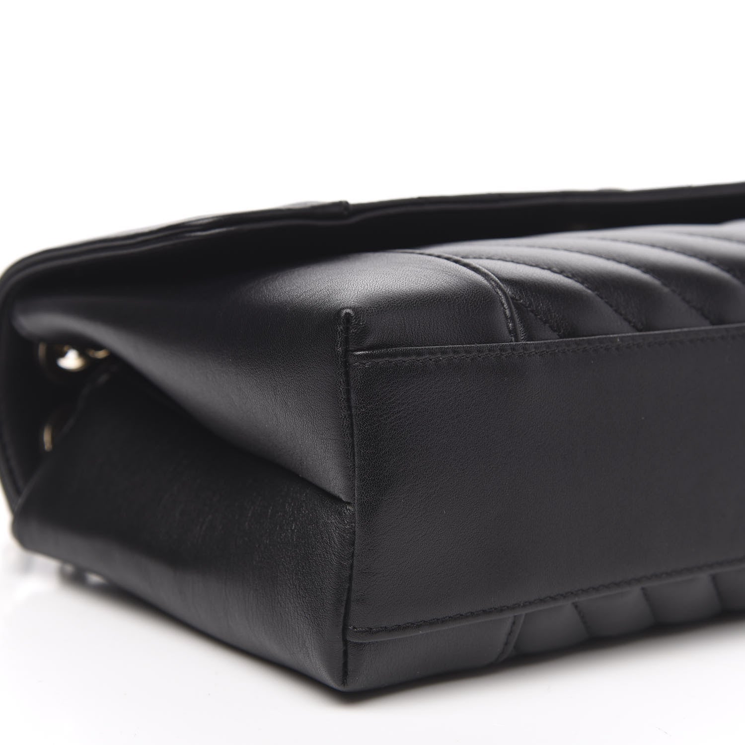 Chanel Calfskin Quilted Medium Daily Chevron Flap Black 8 of 11