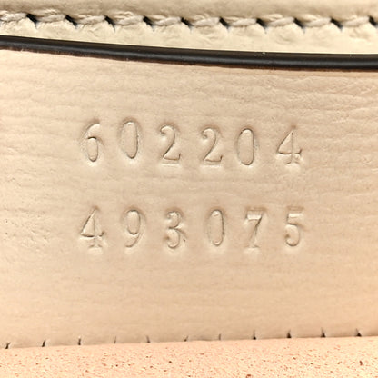 Gucci Azalea Calfskin Horsebit 1955 Shoulder Bag Mystic White 7 of 12