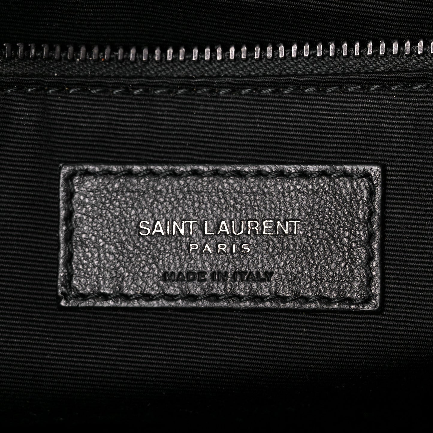 Crinkled Calfskin Matelasse Monogram Medium Niki Chain Satchel Black