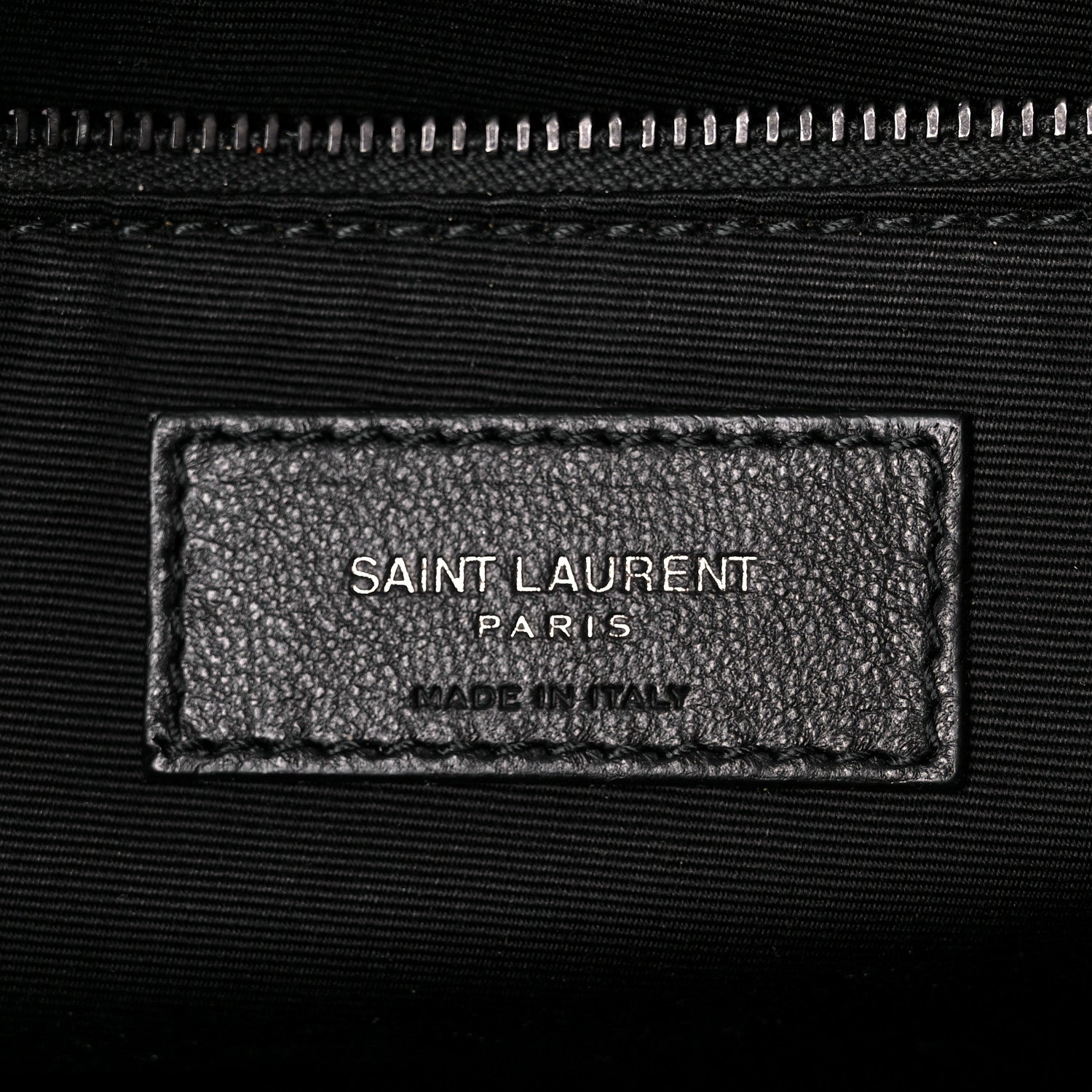Saint Laurent Crinkled Calfskin Matelasse Monogram Medium Niki Chain Satchel Black 7 of 11
