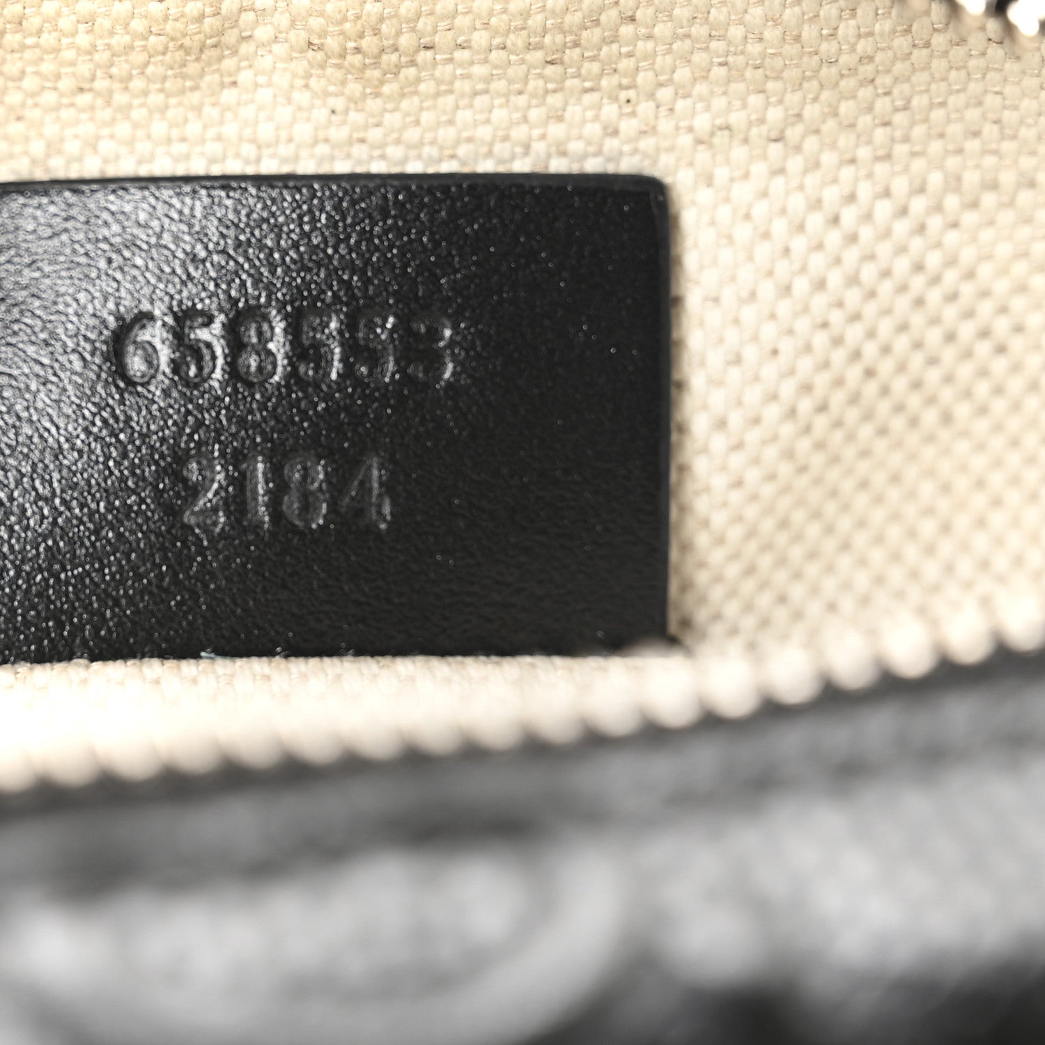 Gucci Calfskin GG Tennis Embossed Mini Double Zip Messenger Bag Black 7 of 12