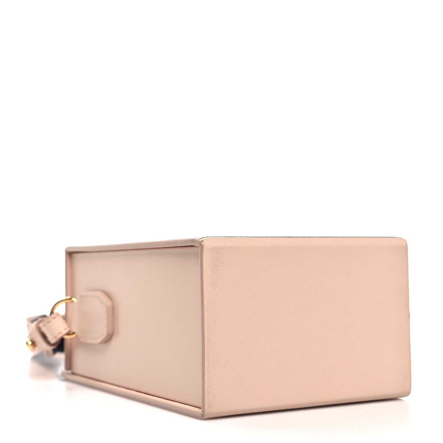 Vitello Fluffy Logo Vertical Box Rosa Quarzo Black