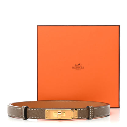 Hermes Epsom Kelly Belt Etoupe 4 of 4