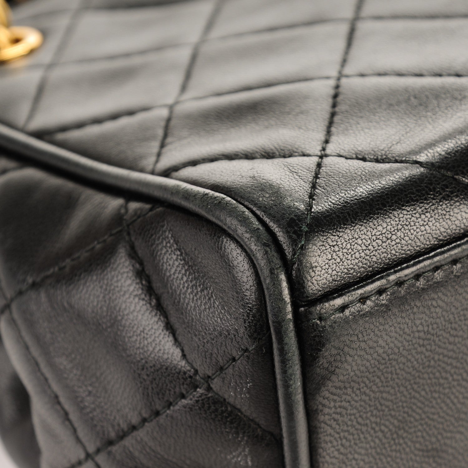 Chanel Lambskin Quilted Small Shoulder Bag Black 8 of 10