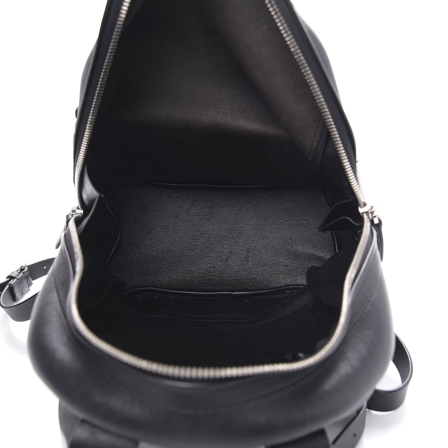 3.1 Lambskin Suede Bi-Color Fringe Mini Bianca Backpack Dark Moss Black