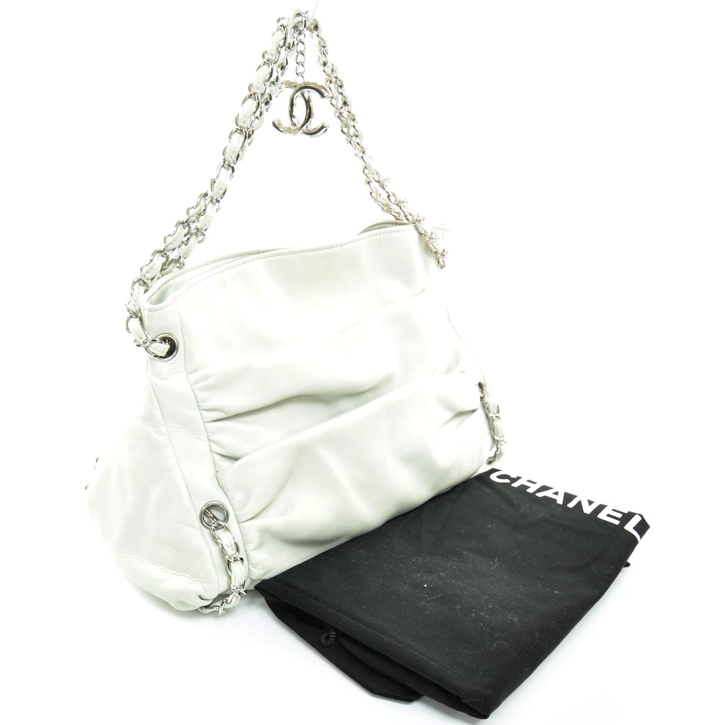 Lambskin Sharpei Large Bag Light Green Mint