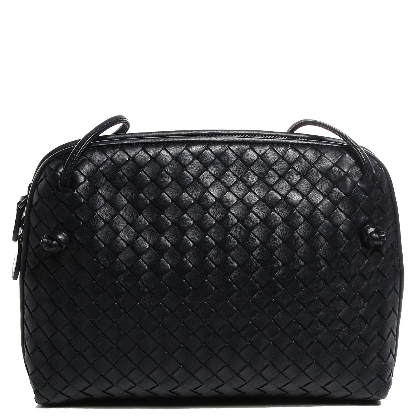 Nappa Intrecciato Messenger Bag Tourmaline