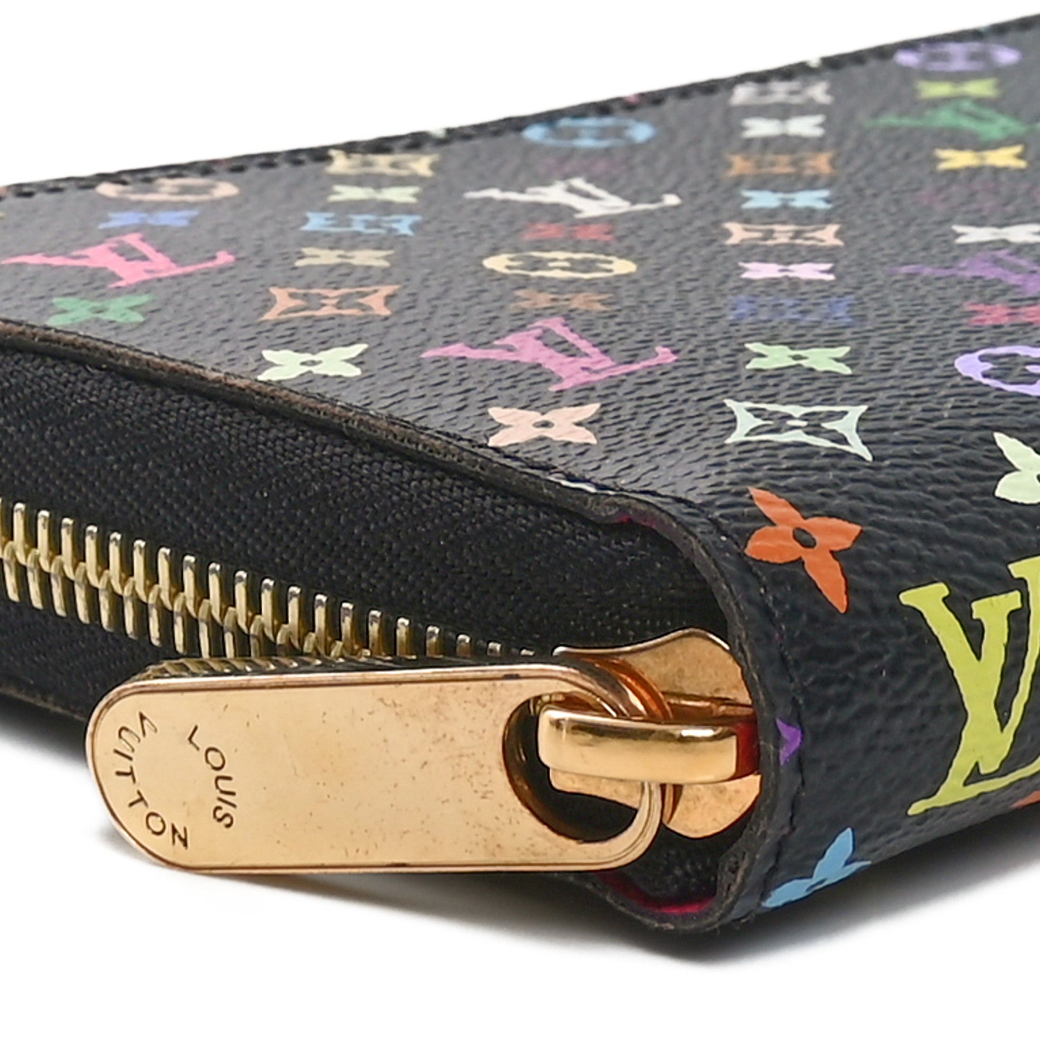 Louis Vuitton Monogram Multicolor Zippy Wallet Black Grenade 8 of 10