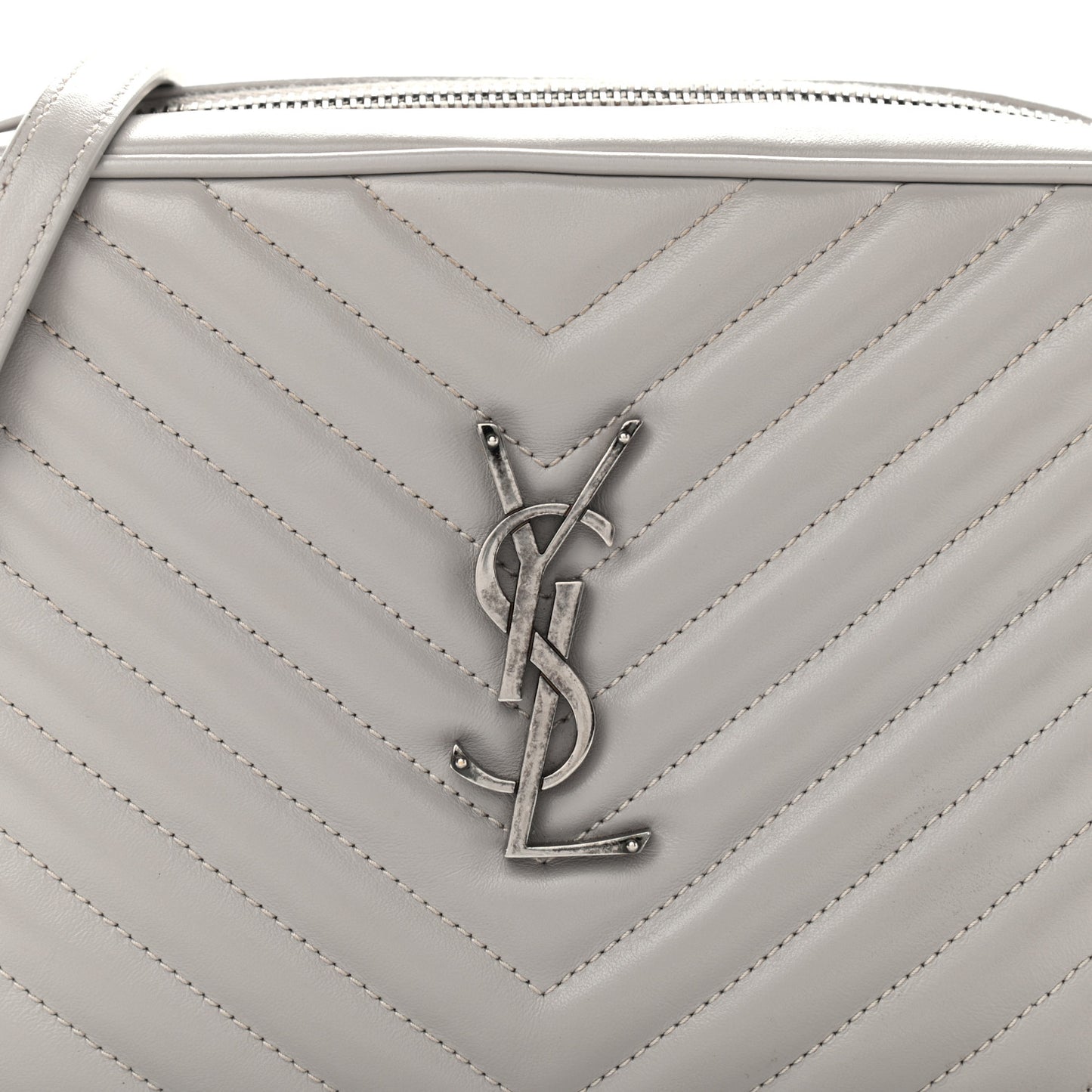 Calfskin Matelasse Monogram Lou Camera Bag Granite