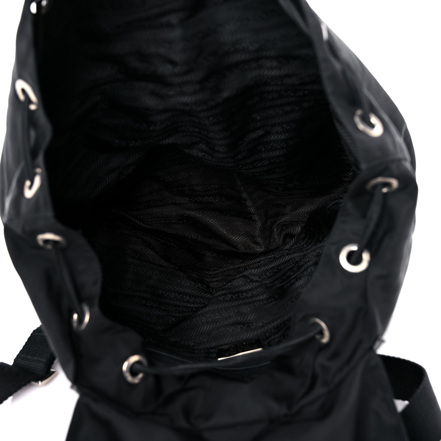 Nylon Vela Medium Backpack Black