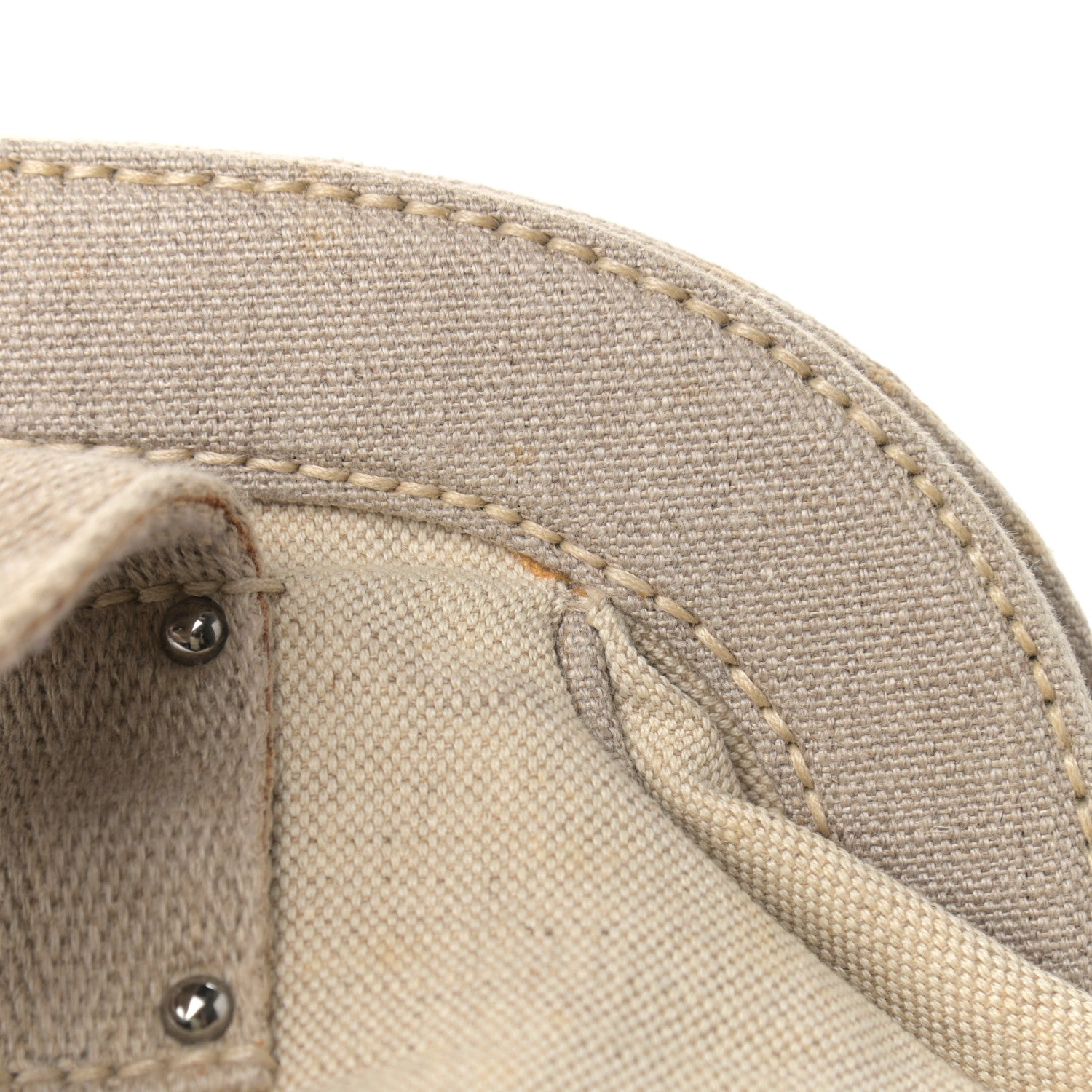 Prada Canvas Mistolino Frame Bag Naturale 17 of 22