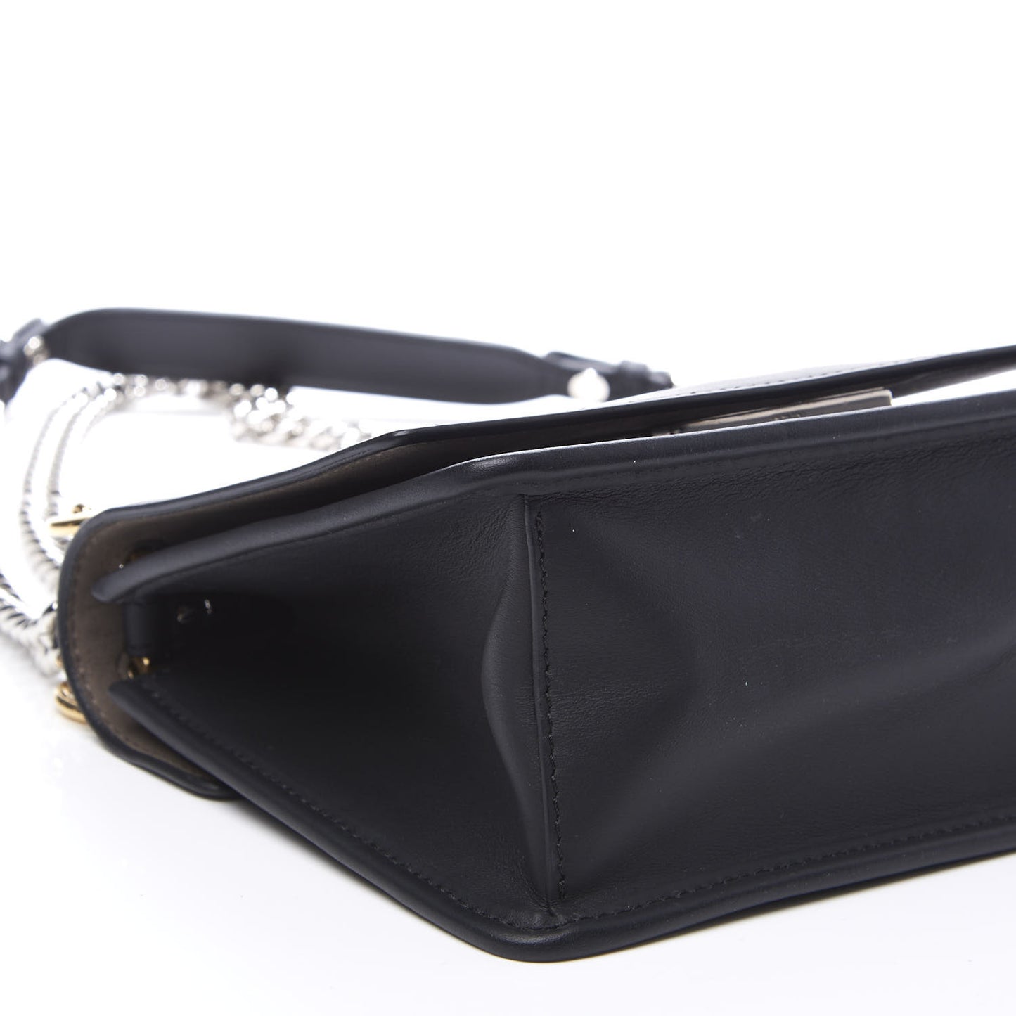 Vitello Century Opaco F is Fendi Small Kan I Shoulder Bag Black