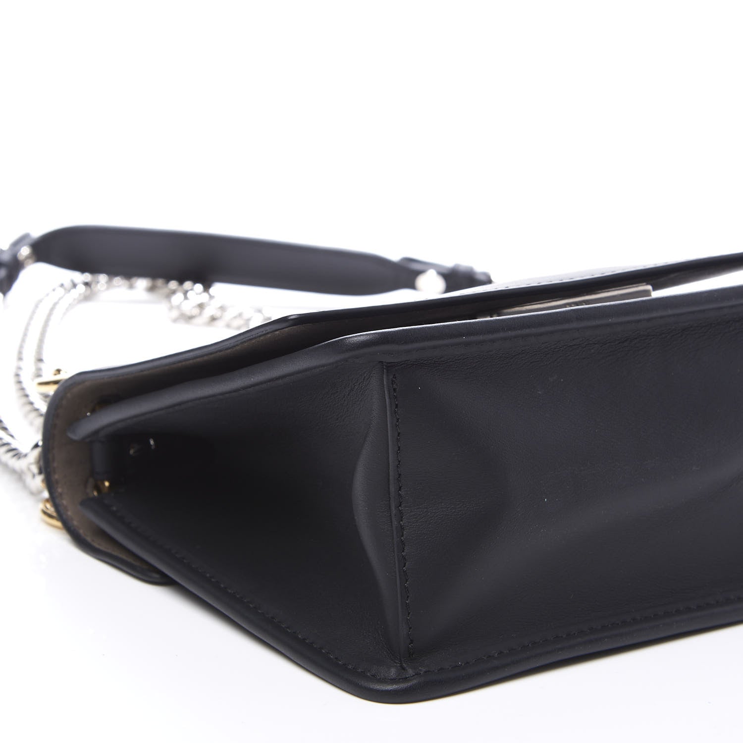 Fendi Vitello Century Opaco F is Fendi Small Kan I Shoulder Bag Black 5 of 11