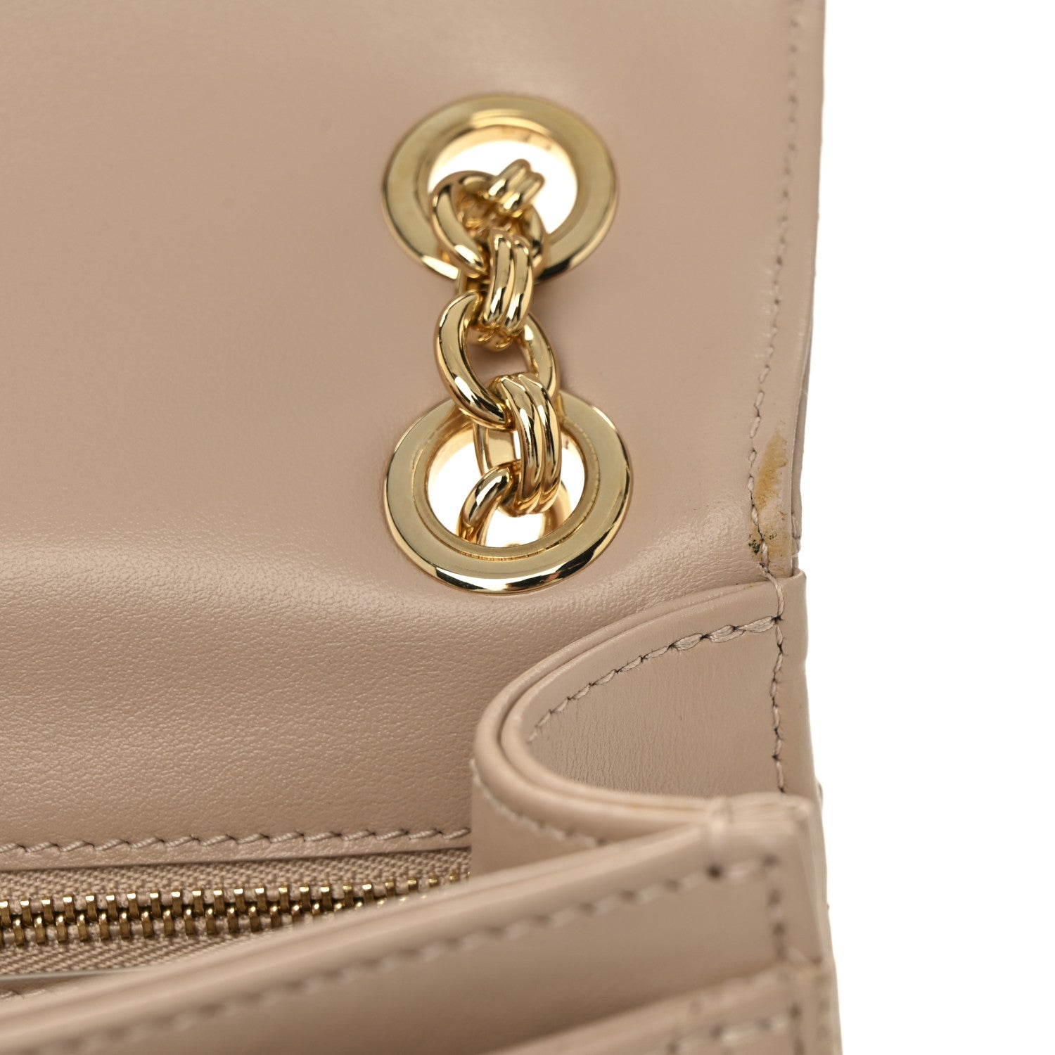 Salvatore Ferragamo Calfskin Quilted Gancini Flap Bag Ameretti