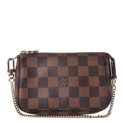 Louis Vuitton Damier Ebene Mini Pochette Accessories 1 of 18