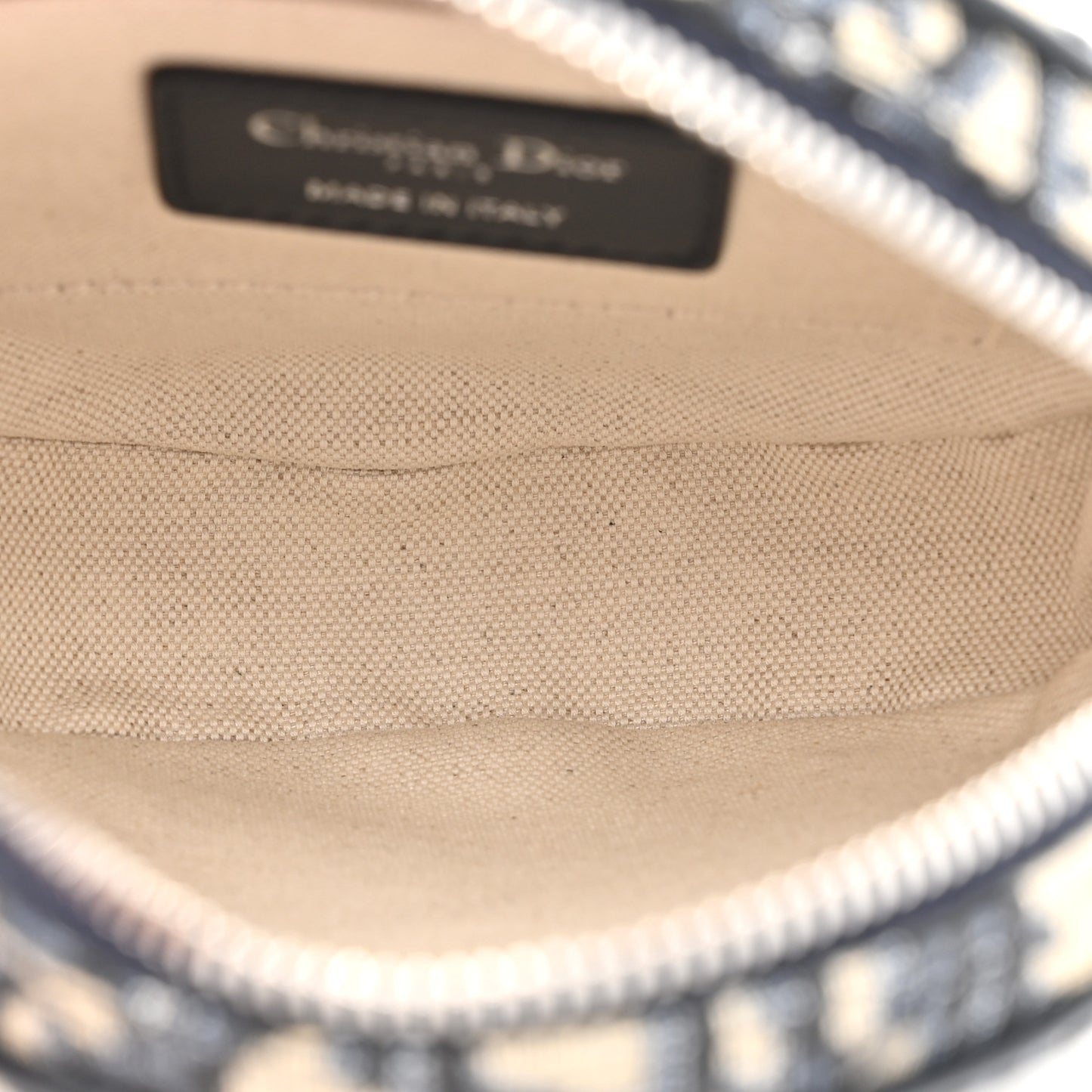 Oblique Jacquard Baby Ball Cross Body Bag Blue