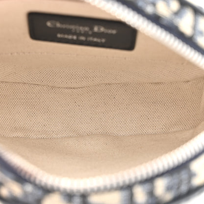 Christian Dior Oblique Jacquard Baby Ball Cross Body Bag Blue 5 of 11
